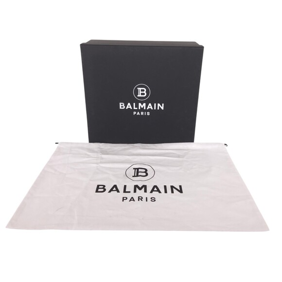 Balmain B Logo Buckle Ranger Combat Boots Mens US 10 IT 43 Black $1650 main image 11